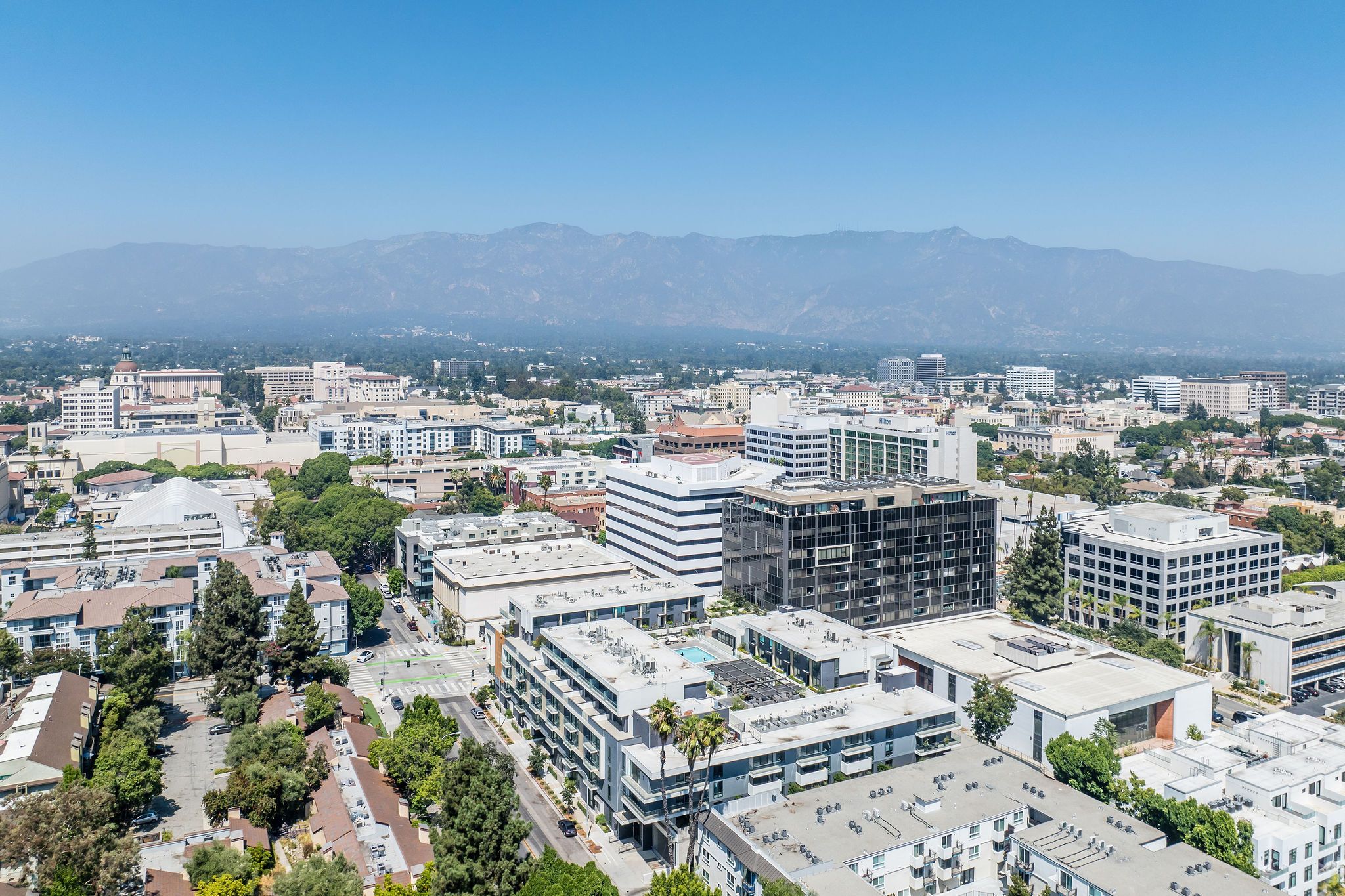 Exterior View of The Collection Looking North