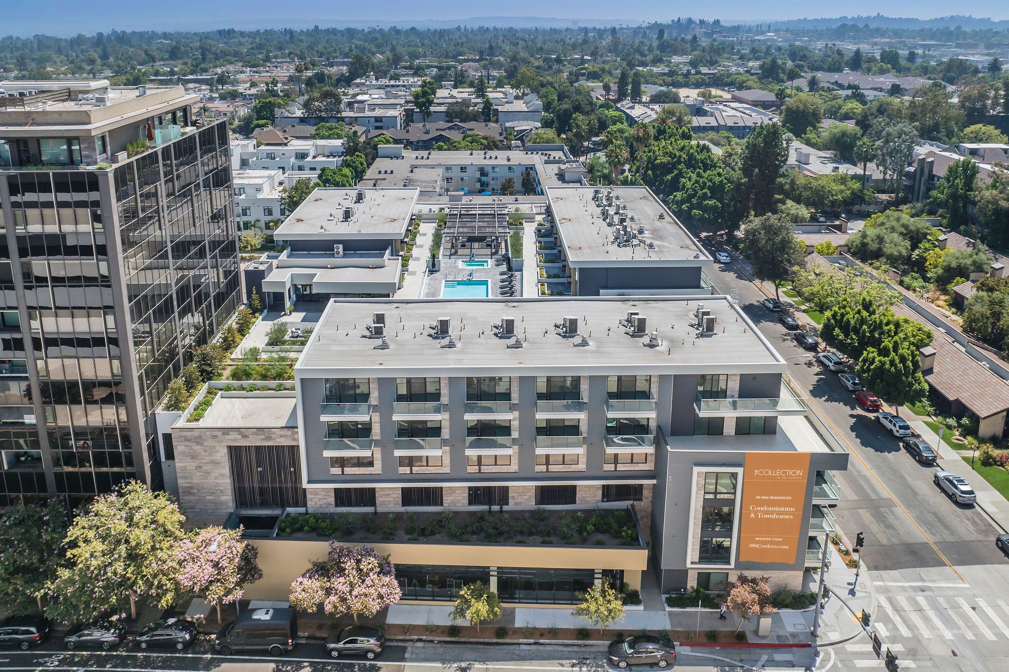 Exterior View of The Collection Looking South