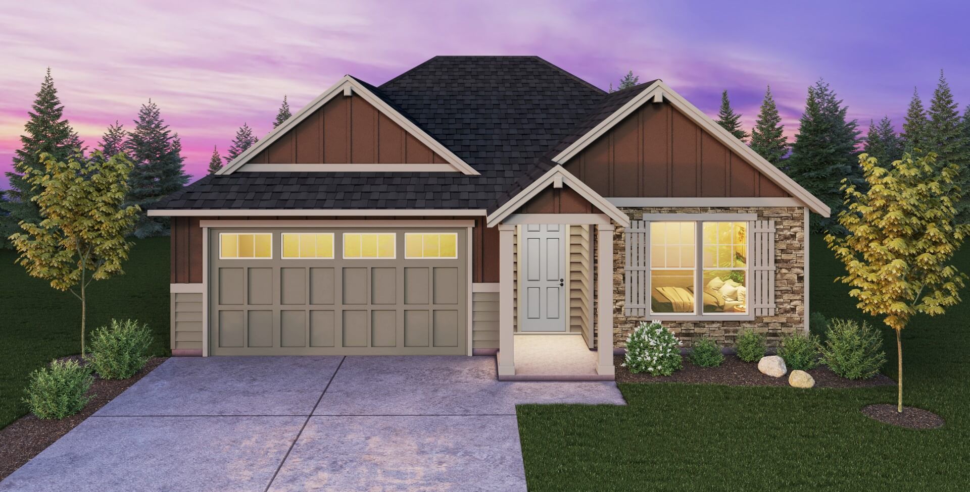 Plan 1714 - River Bend: Battle Ground, Oregon - Aho Construction