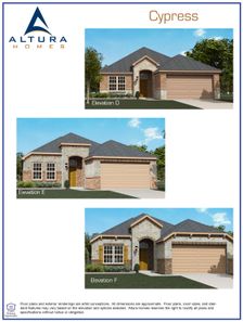 Cypress DEF by Altura Homes in Dallas TX