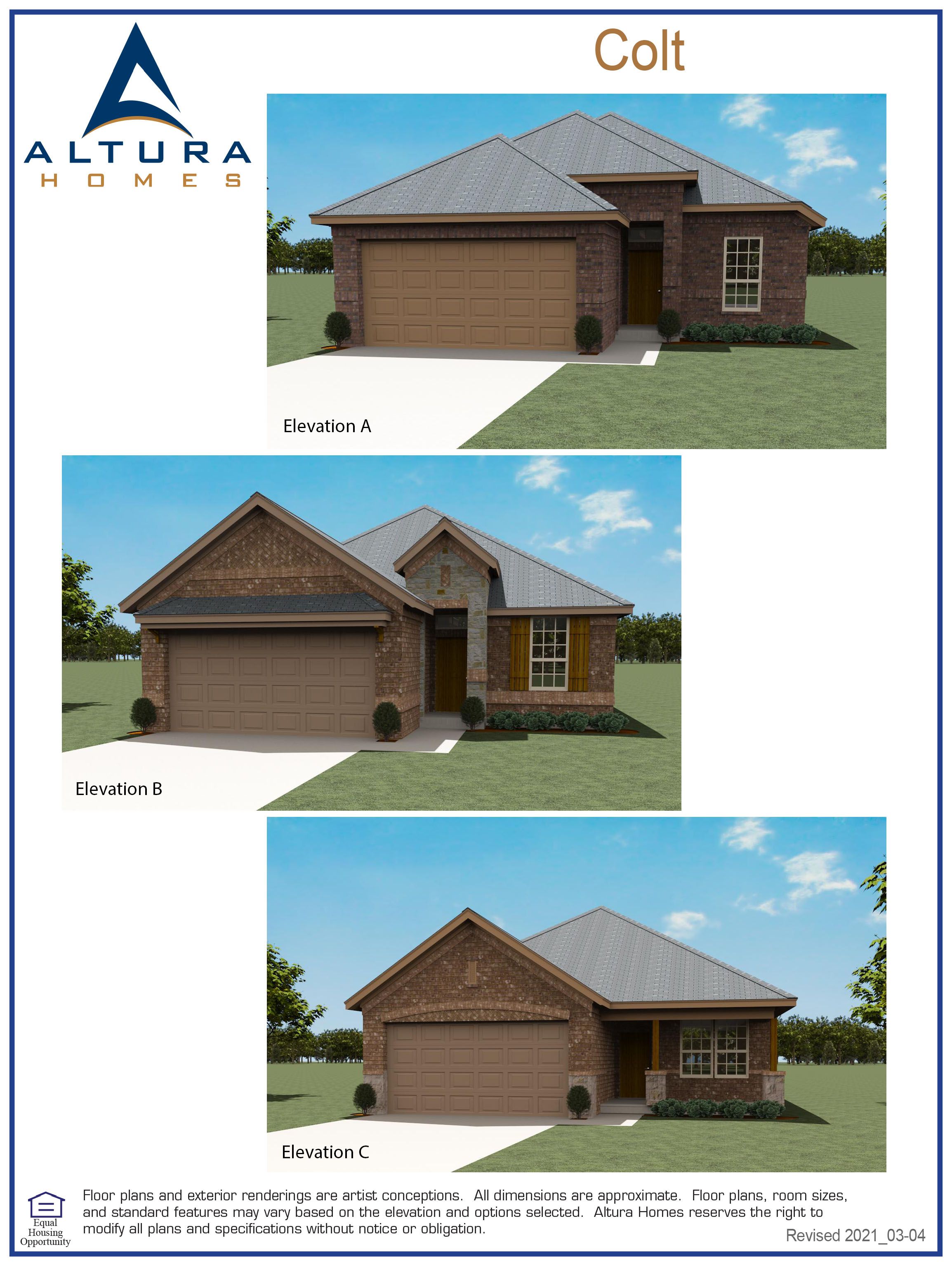 Colt Plan at Brookside in Wylie, TX by Altura Homes
