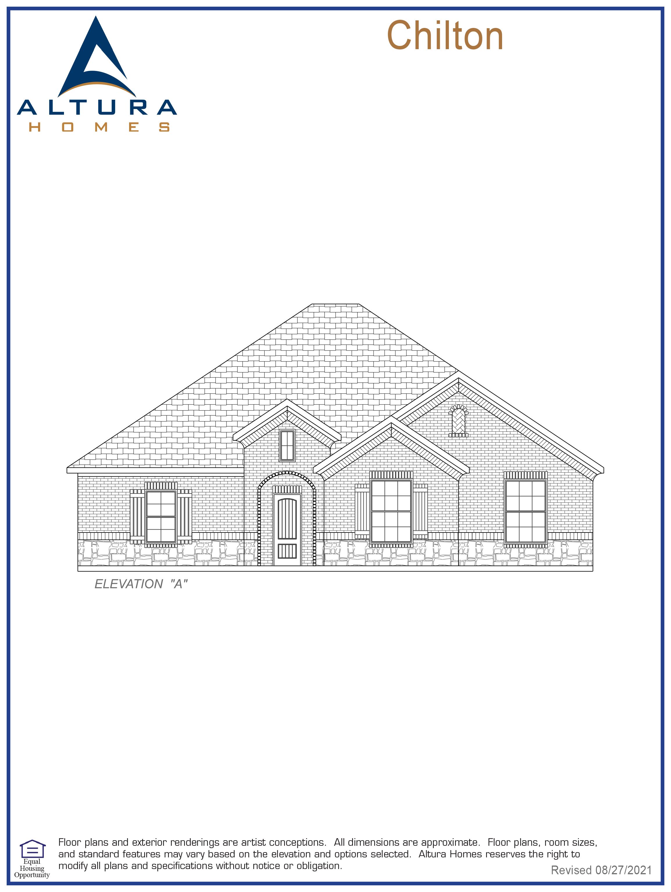 Chilton Plan at Summerwood in Red Oak, TX by Altura Homes