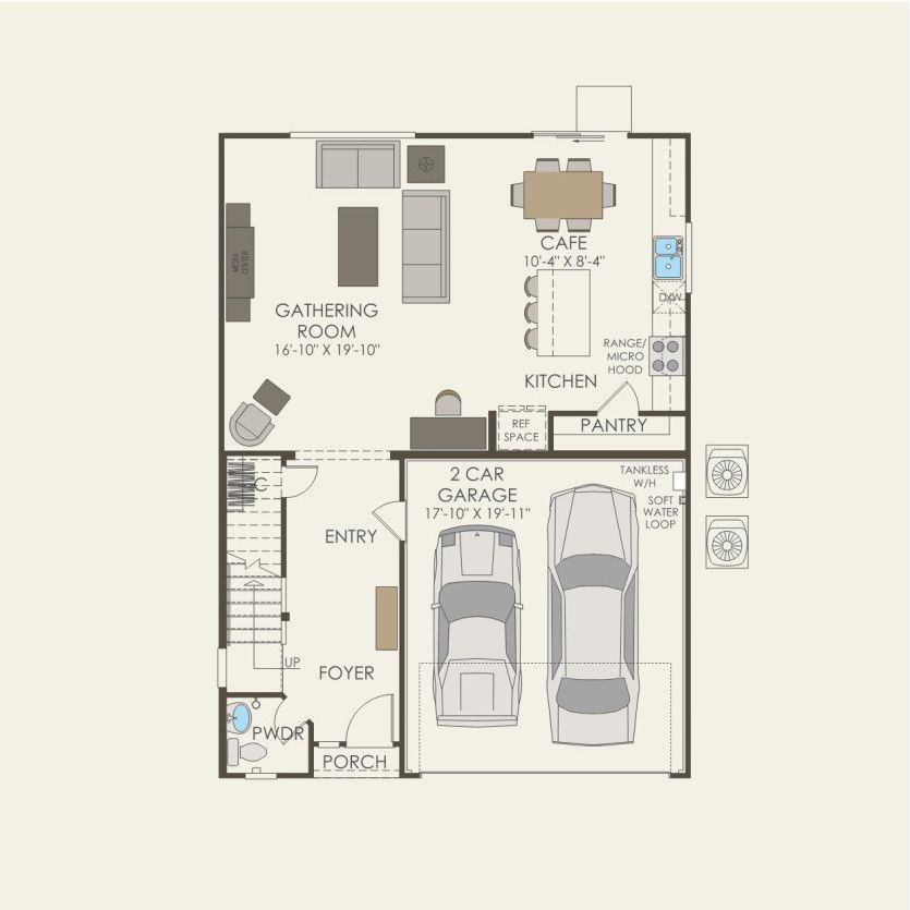 First Floor 3 br / 2.5 ba