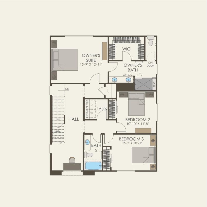 Second Floor 5 br / 3.5 ba