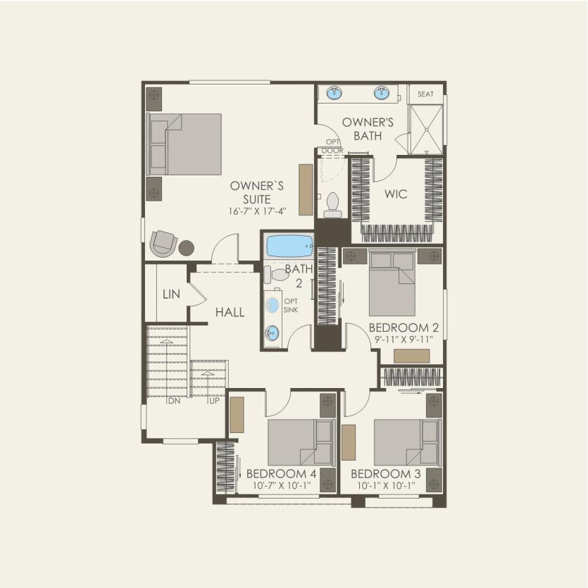 Third Floor 4 br / 2.5 ba