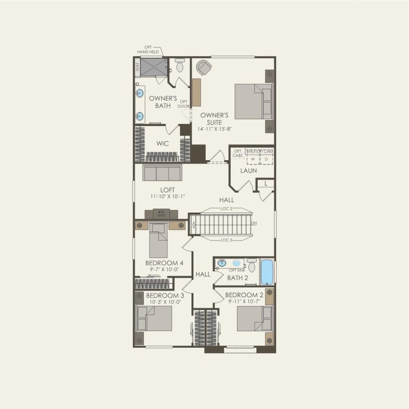Second Floor 4 br / 2.5 ba