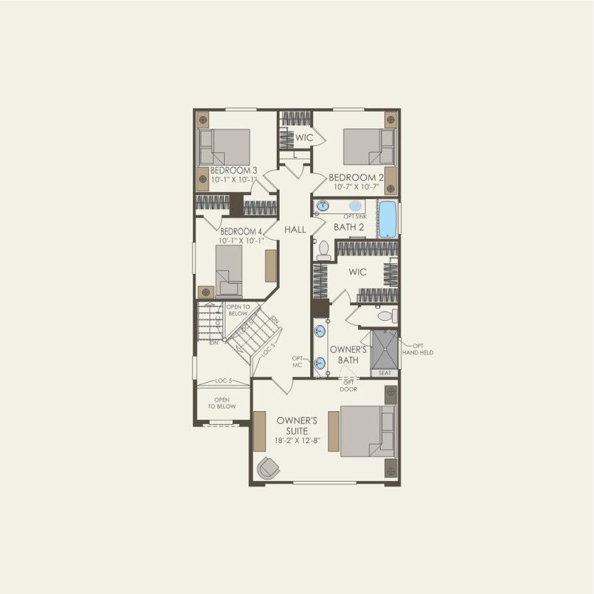 Third Floor 4 br / 2.5 ba