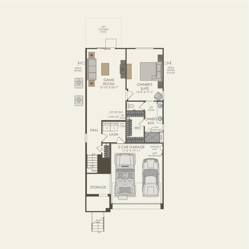 First Floor 4 br / 2 ba