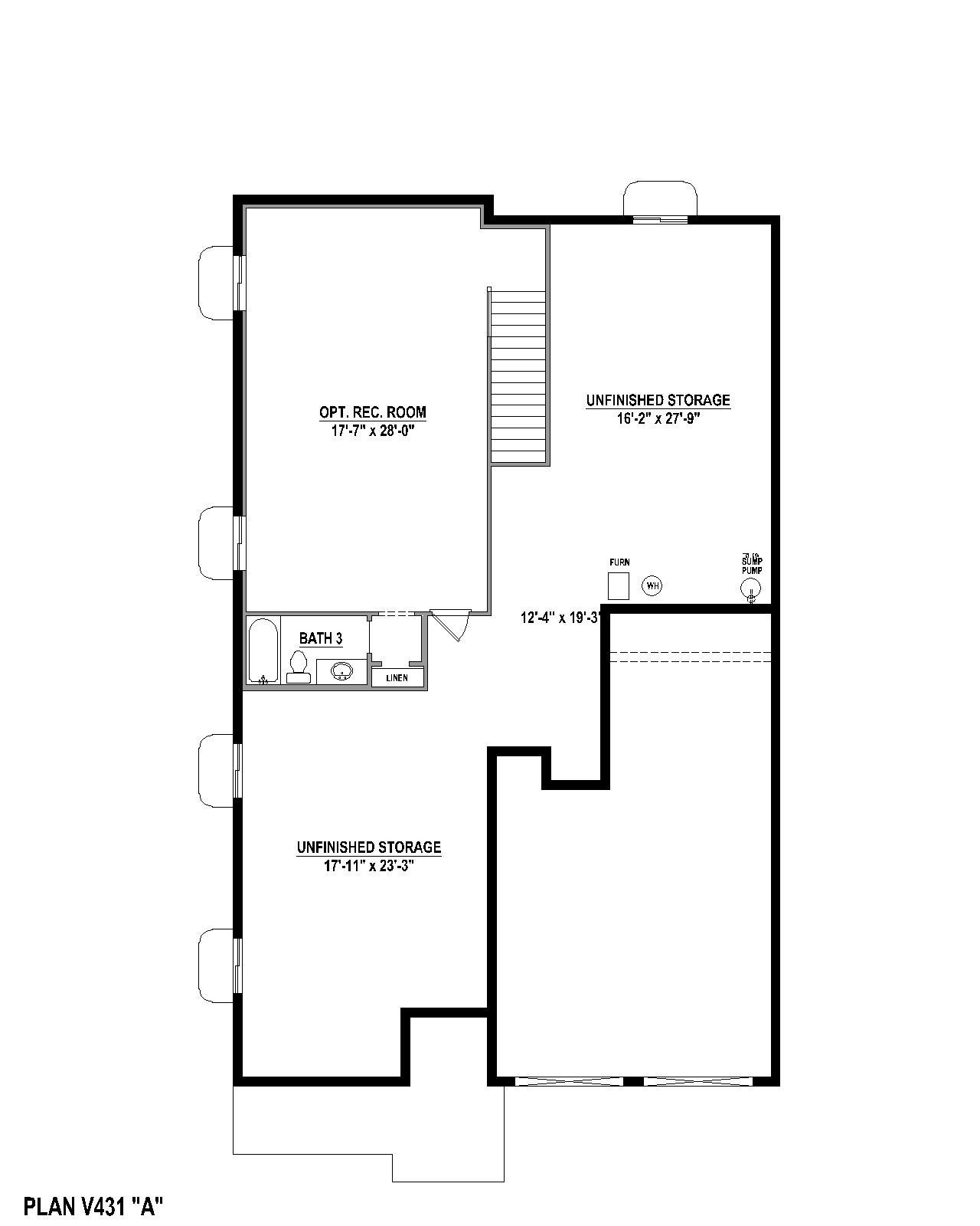 Plan V431 Base Rec