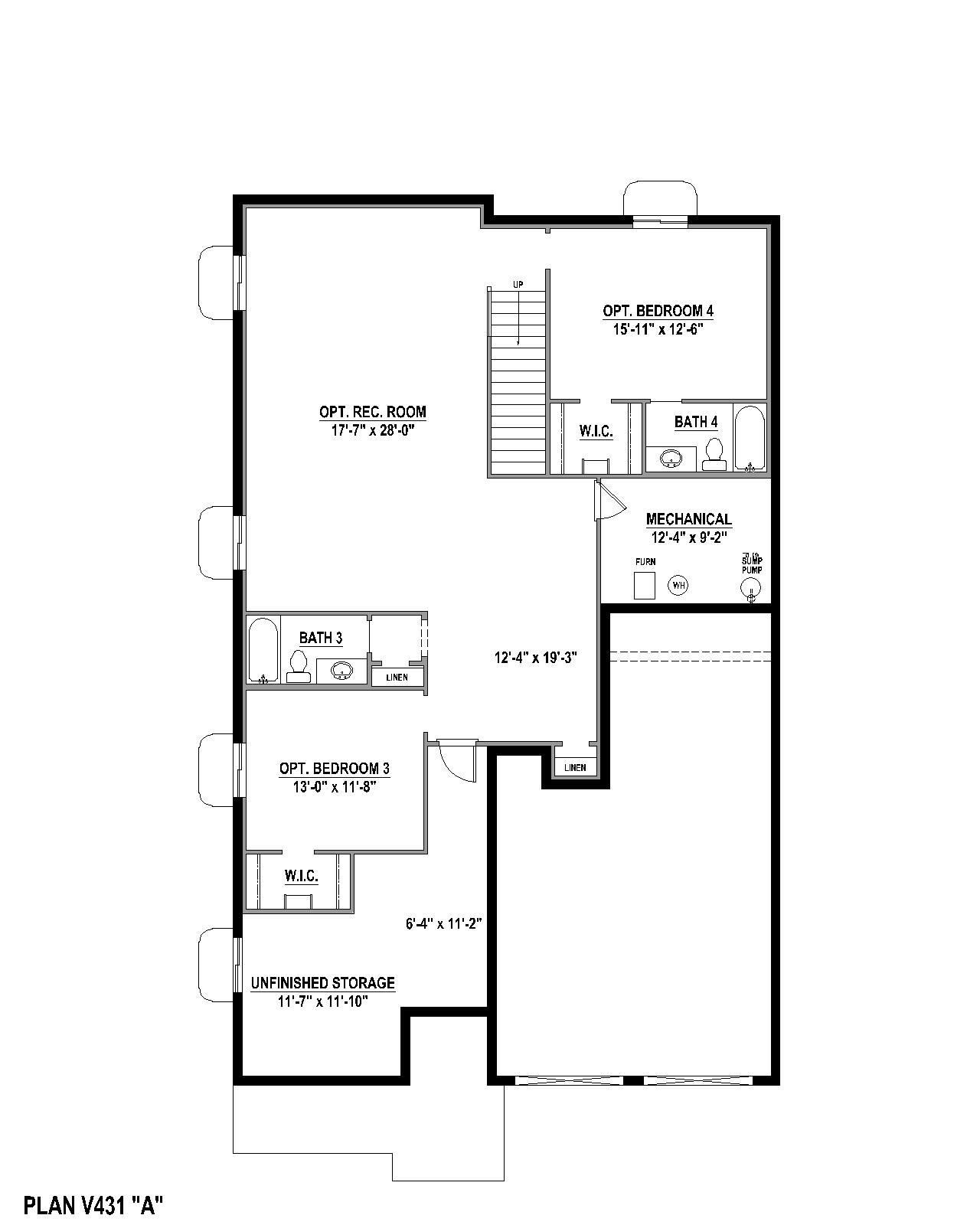 Plan V431 Base Rec