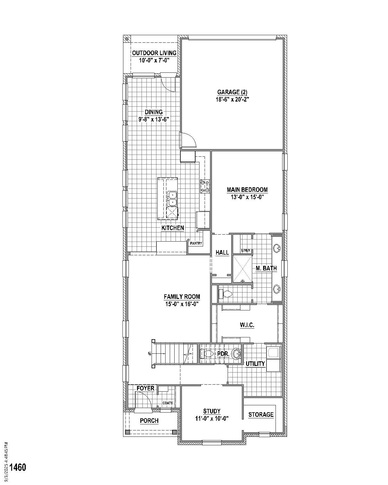 Plan 1460 1st Floor
