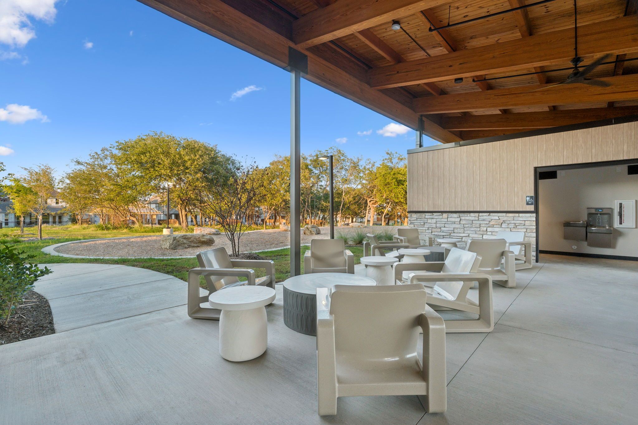 Wildridge Rudman Gathering Space in Amenity Center