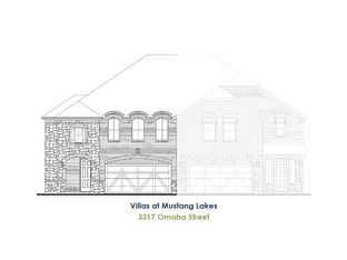 TH Building 26 Unit 1 ML - Villas at Mustang Lakes: Celina, Texas - American Legend Homes