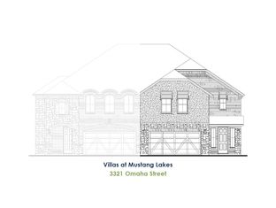 TH Building 26 Unit 2 ML - Villas at Mustang Lakes: Celina, Texas - American Legend Homes