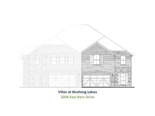 TH Building 27 Unit 2 ML - Villas at Mustang Lakes: Celina, Texas - American Legend Homes
