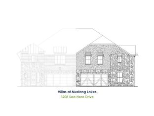 TH Building 28 Unit 2 ML - Villas at Mustang Lakes: Celina, Texas - American Legend Homes