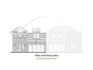 TH Building 28 Unit 1 ML - Villas at Mustang Lakes: Celina, Texas - American Legend Homes