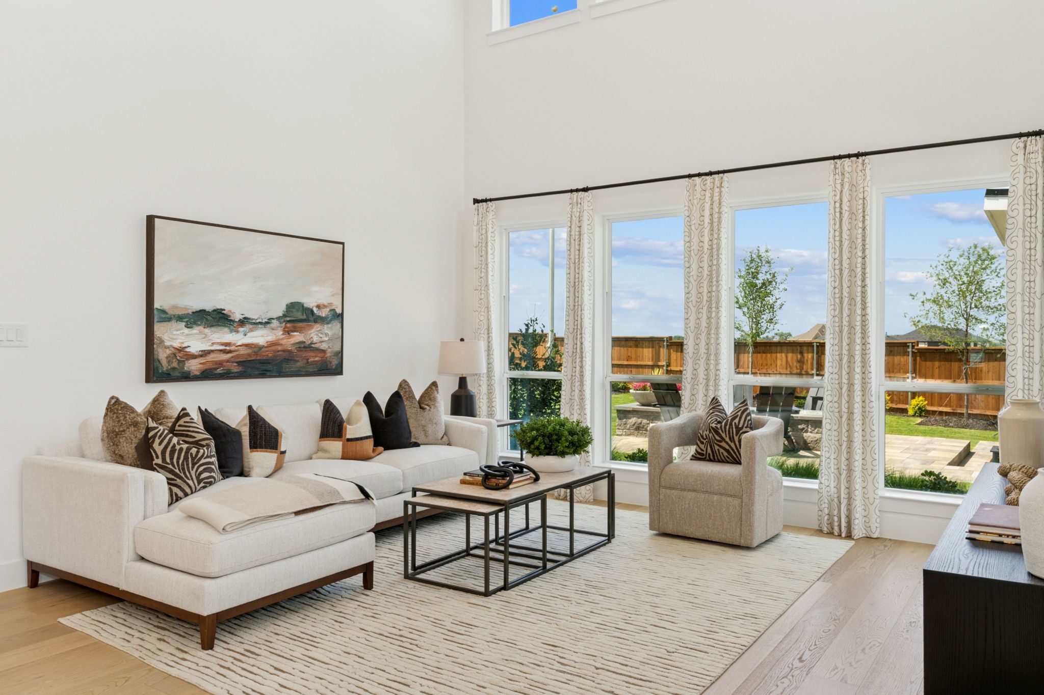 American Legend Homes' 55' model in Ten Mile Creek - Living Room