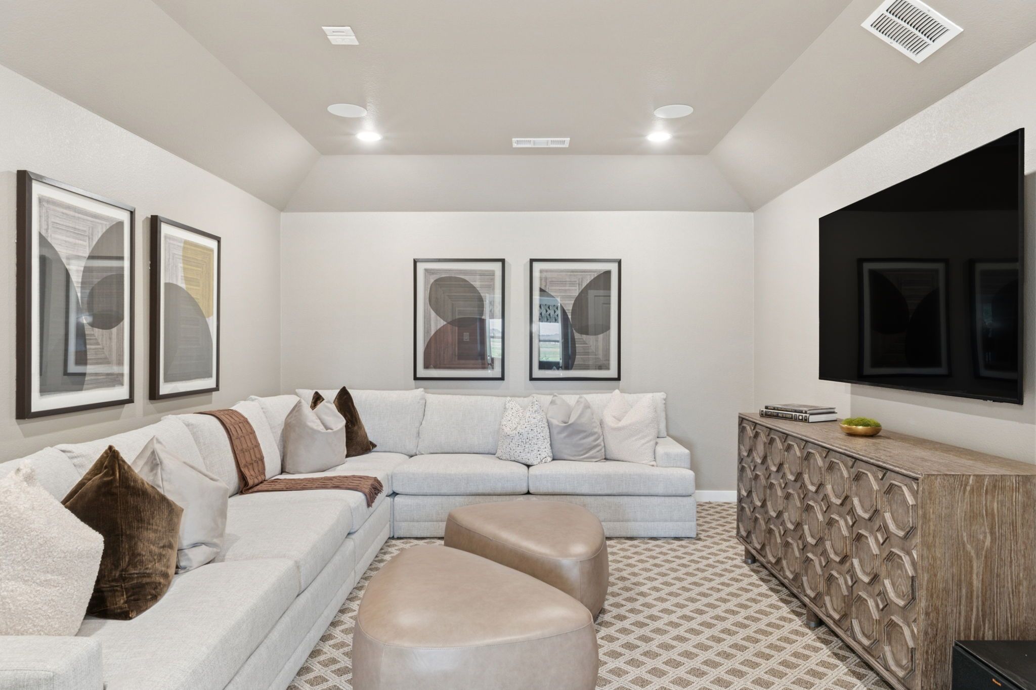 American Legend Homes' 55' model in Ten Mile Creek - Media Room