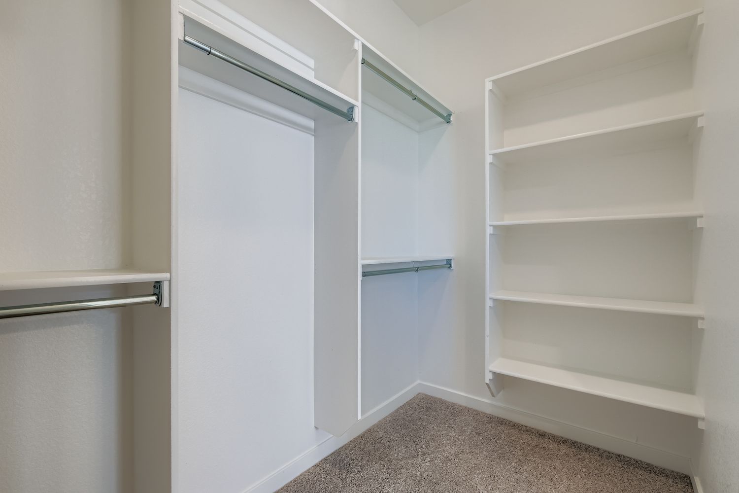 Plan C416 main closet representative photo