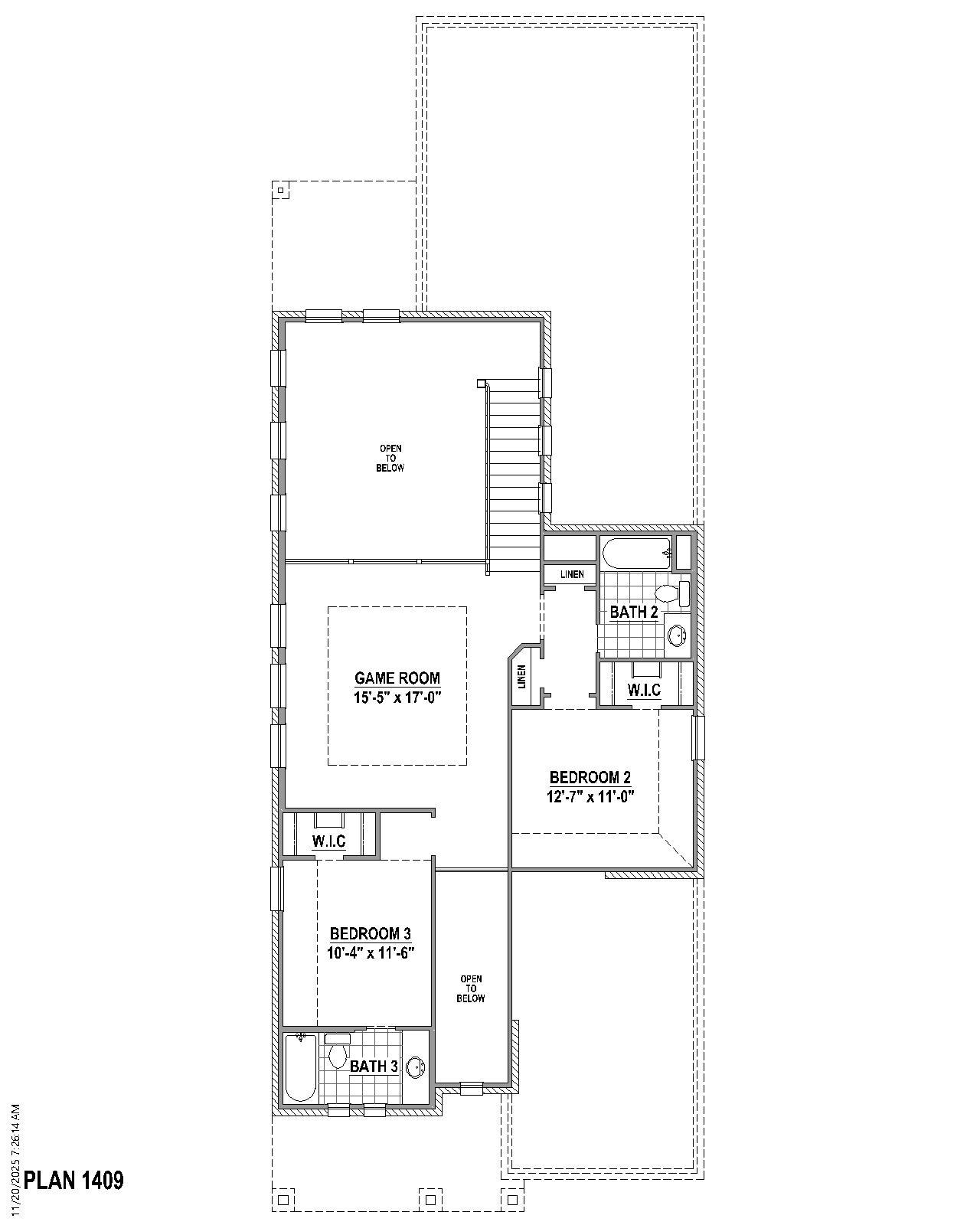 Plan 1409 2nd Floor
