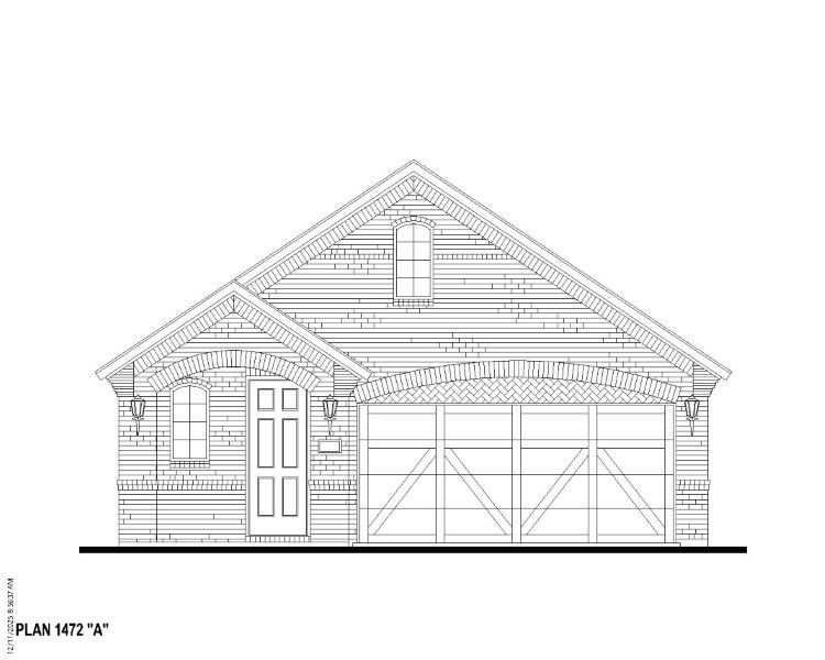 Plan 1472 Elevation A