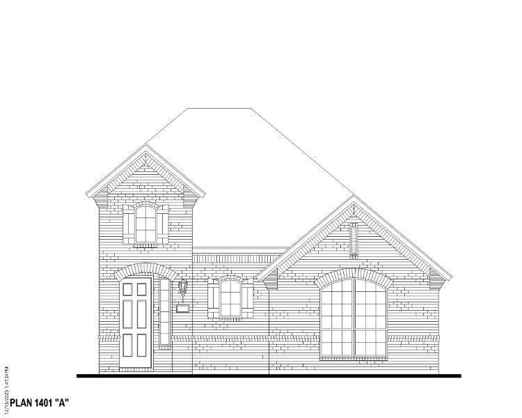 Plan 1401 - Mosaic 40s: Prosper, Texas - American Legend Homes