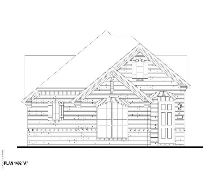 Plan 1402 - Mosaic 40s: Prosper, Texas - American Legend Homes