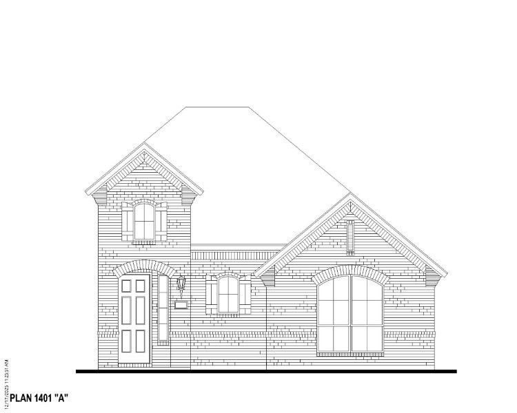 Plan 1401 - Mosaic 40s: Prosper, Texas - American Legend Homes
