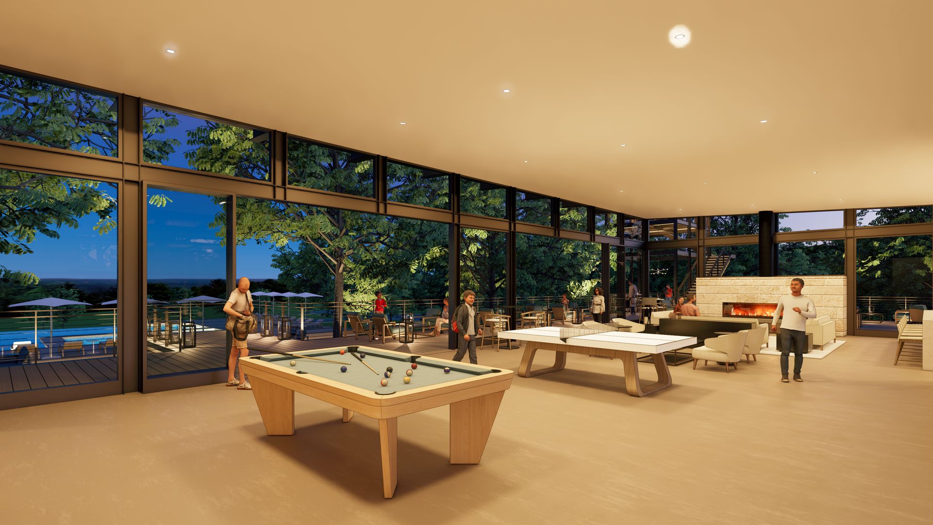 Landmark amenity center rendering