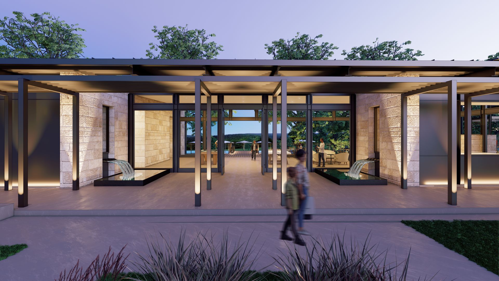 Landmark amenity center rendering