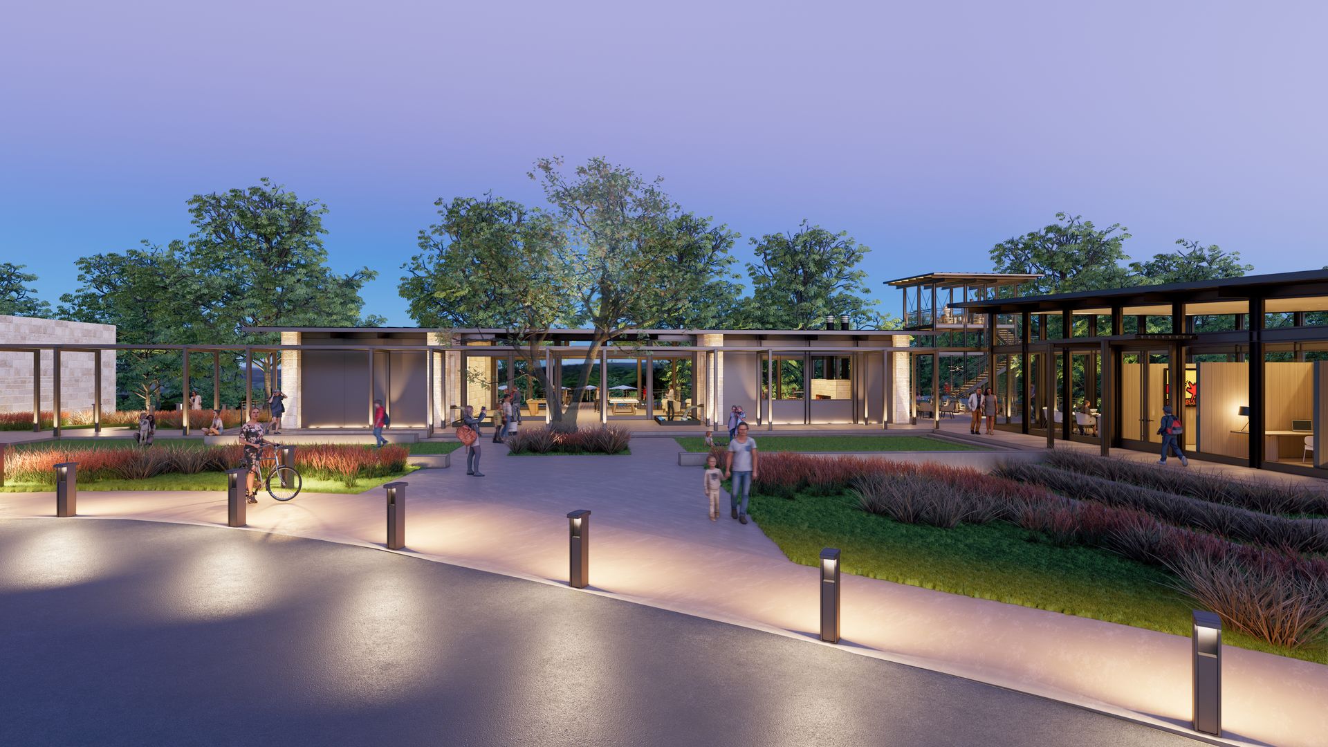 Landmark amenity rendering