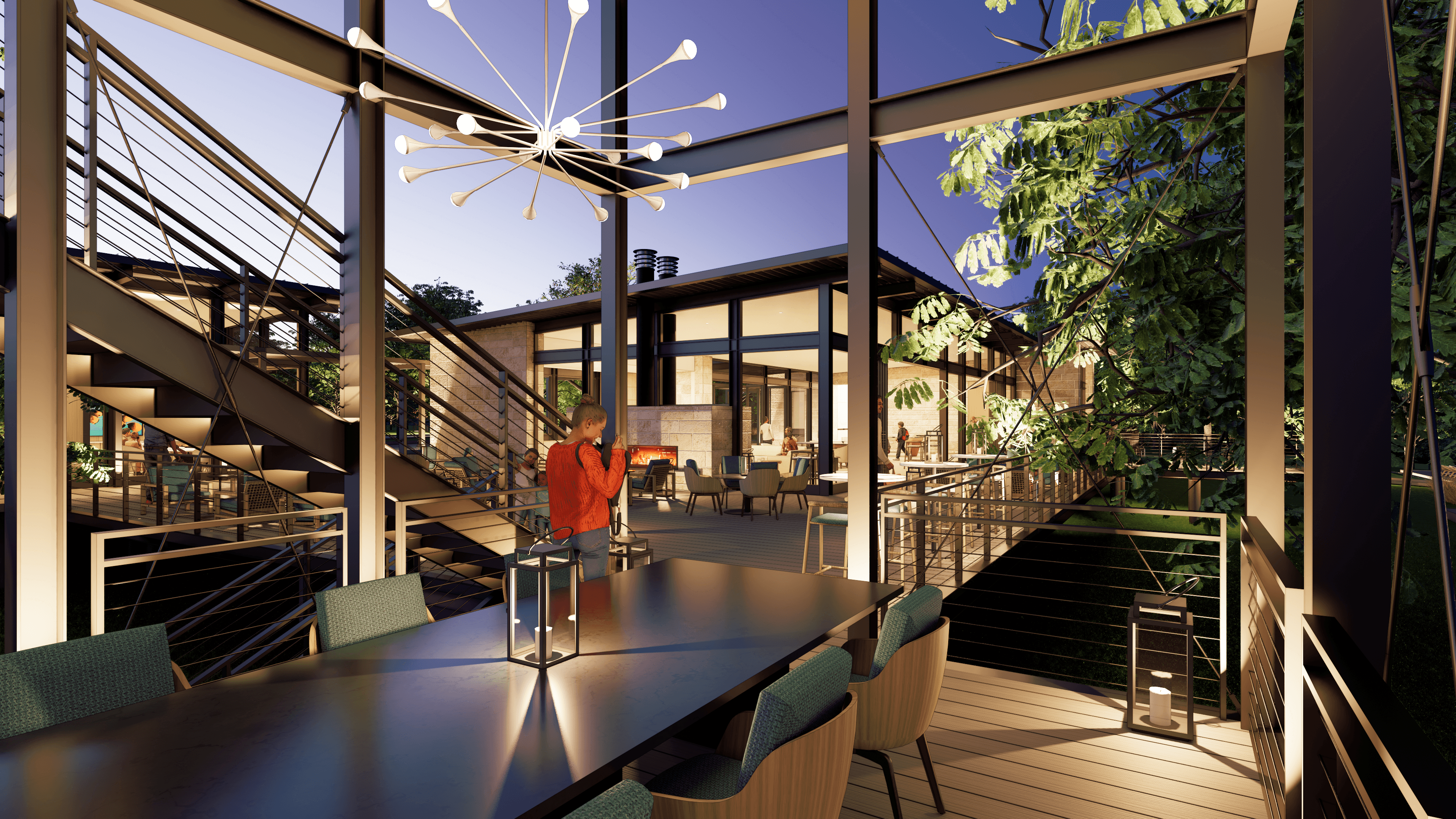 Landmark amenity rendering