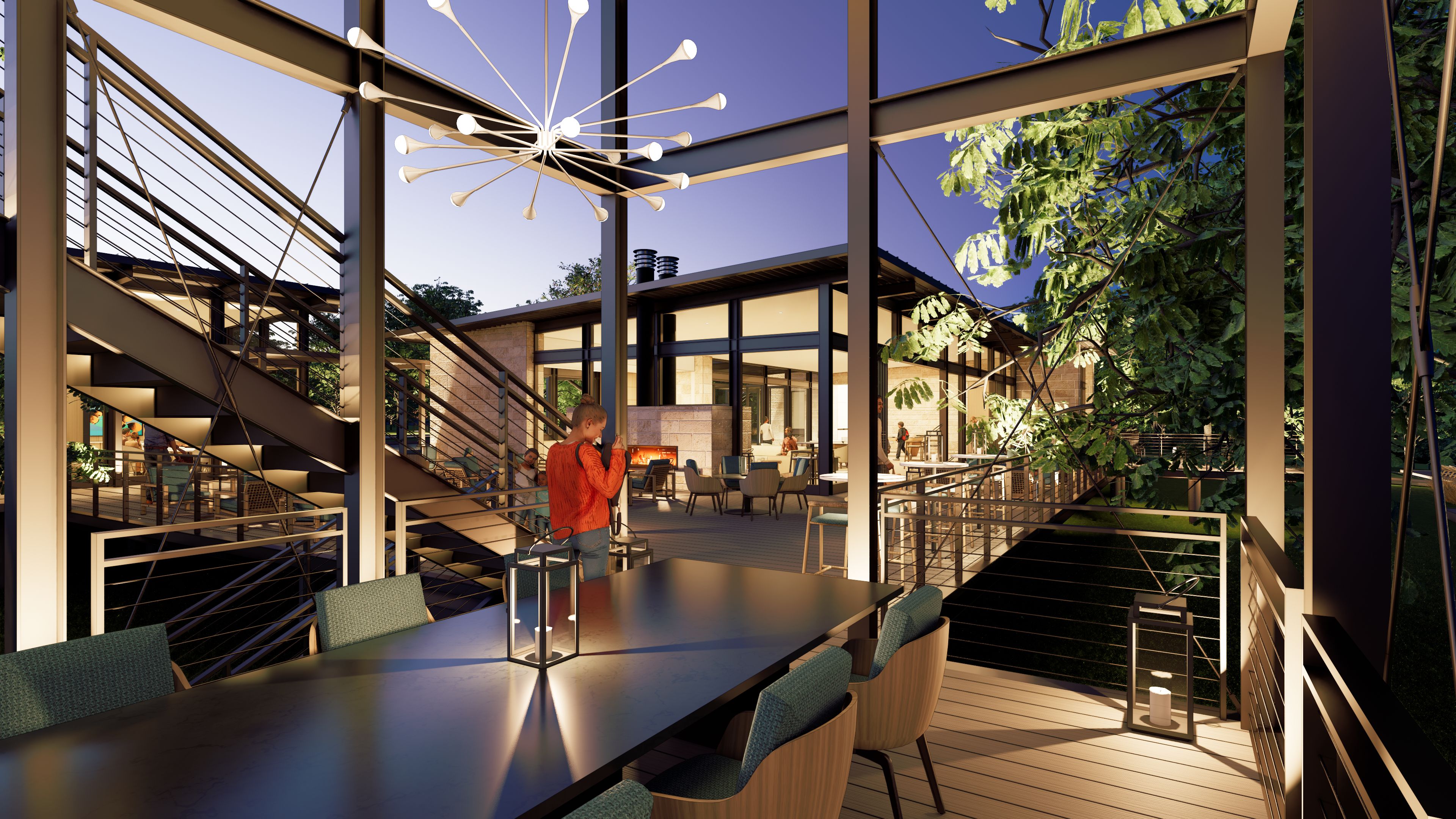 Landmark amenity rendering