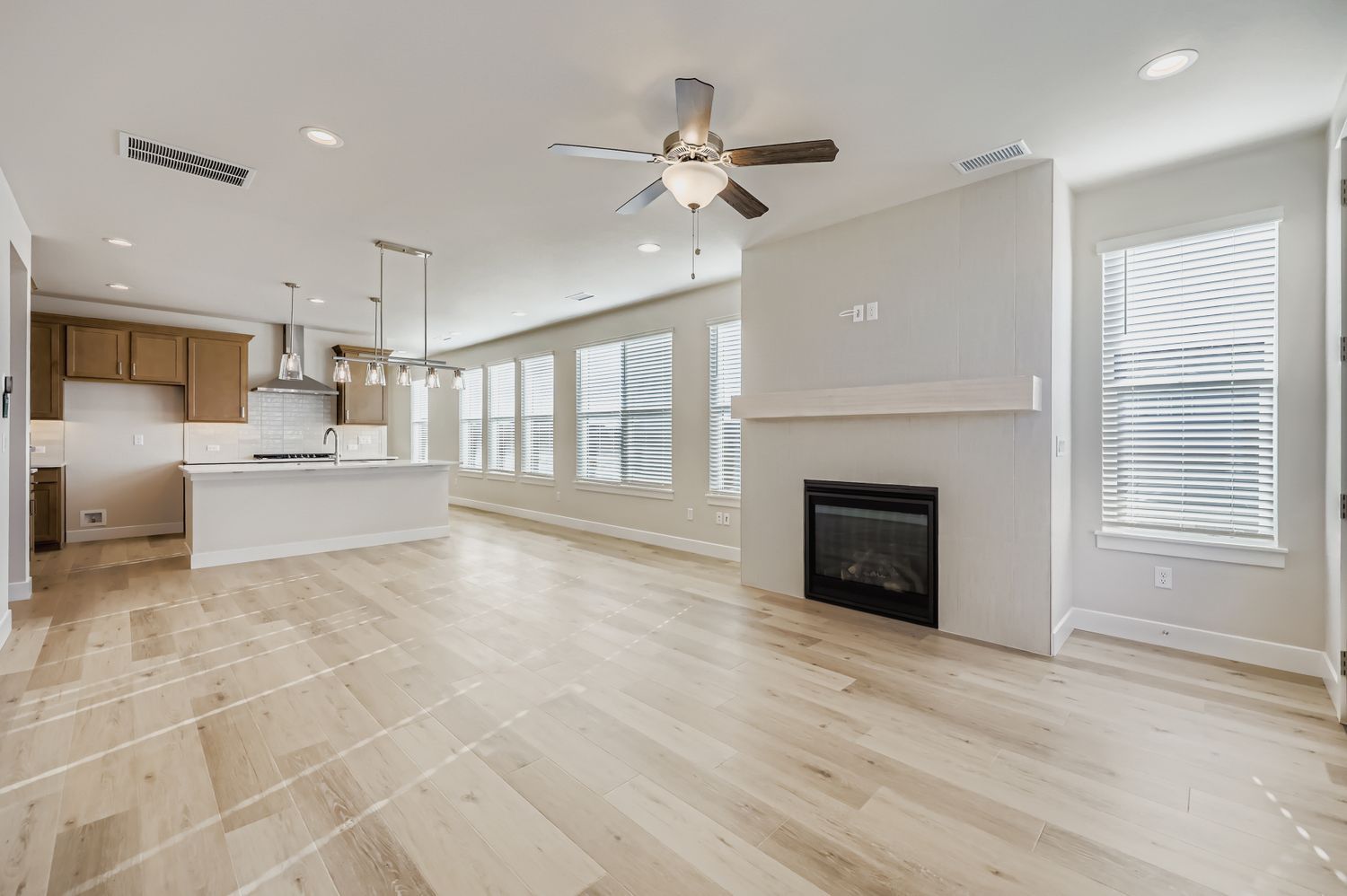 Plan C305 Representative Photo of the Living Room/Kitchen
