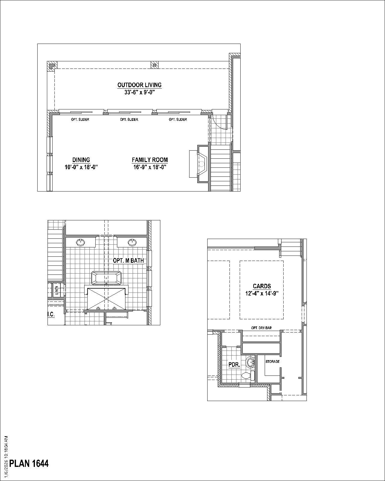 Plan 1644 Options 1