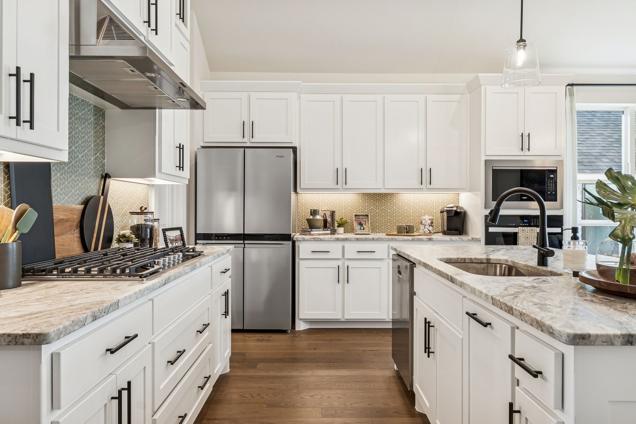 Meraki Model Kitchen Work Area | American Legend Homes – Forney, TX