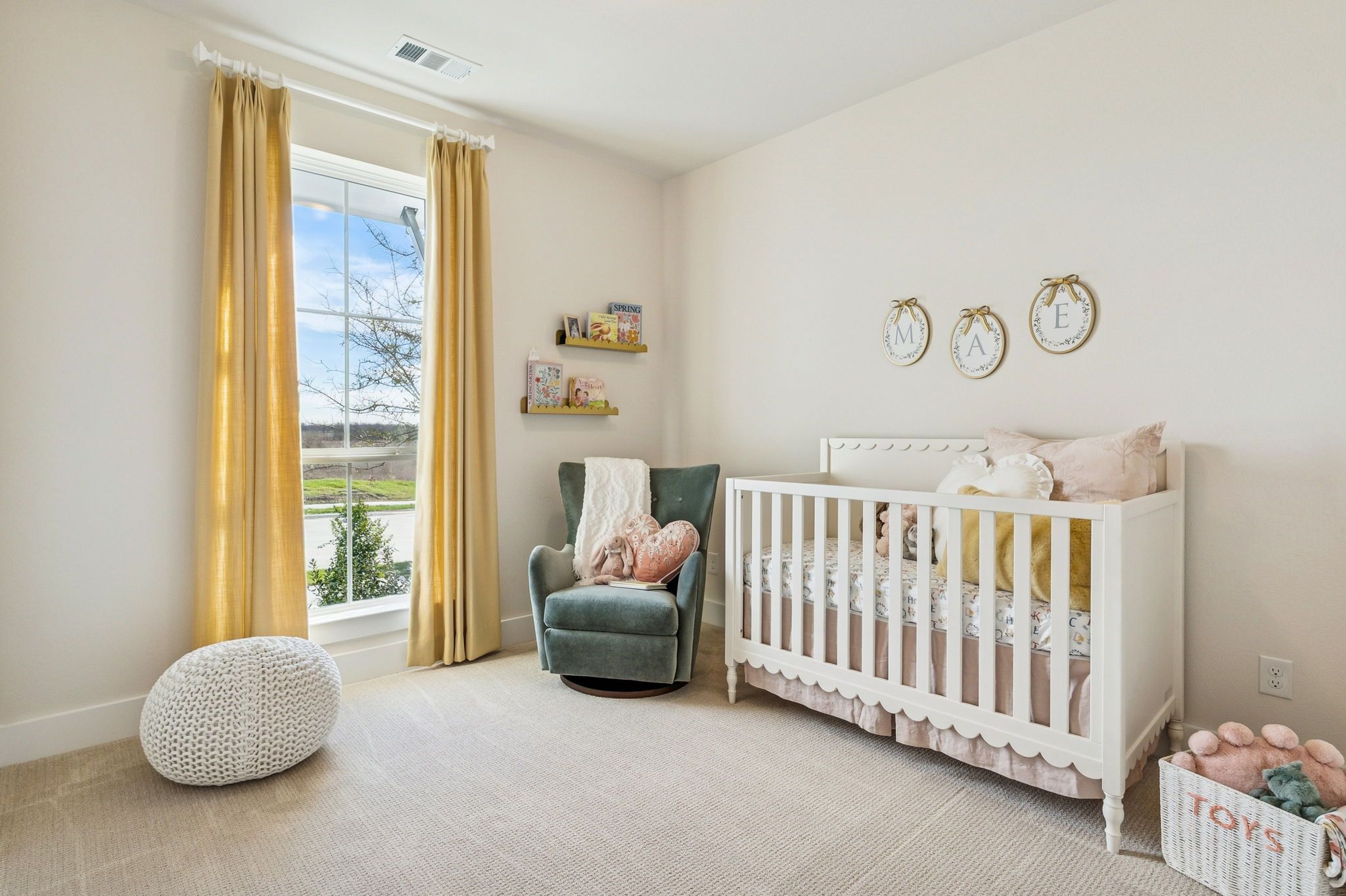 Meraki Model Nursery | American Legend Homes – Forney, TX