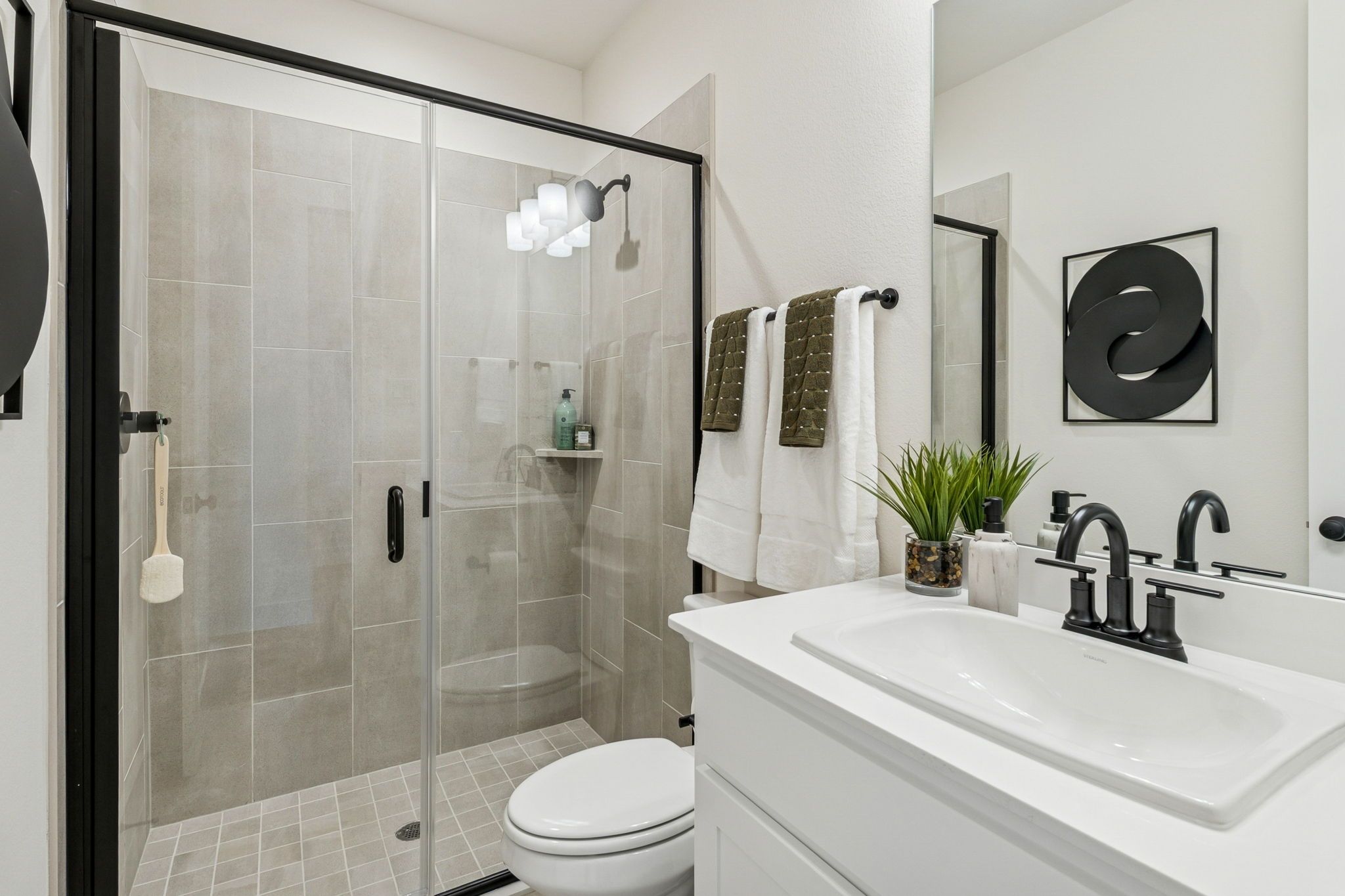 Meraki Model Bathroom Shower | American Legend Homes – Forney, TX