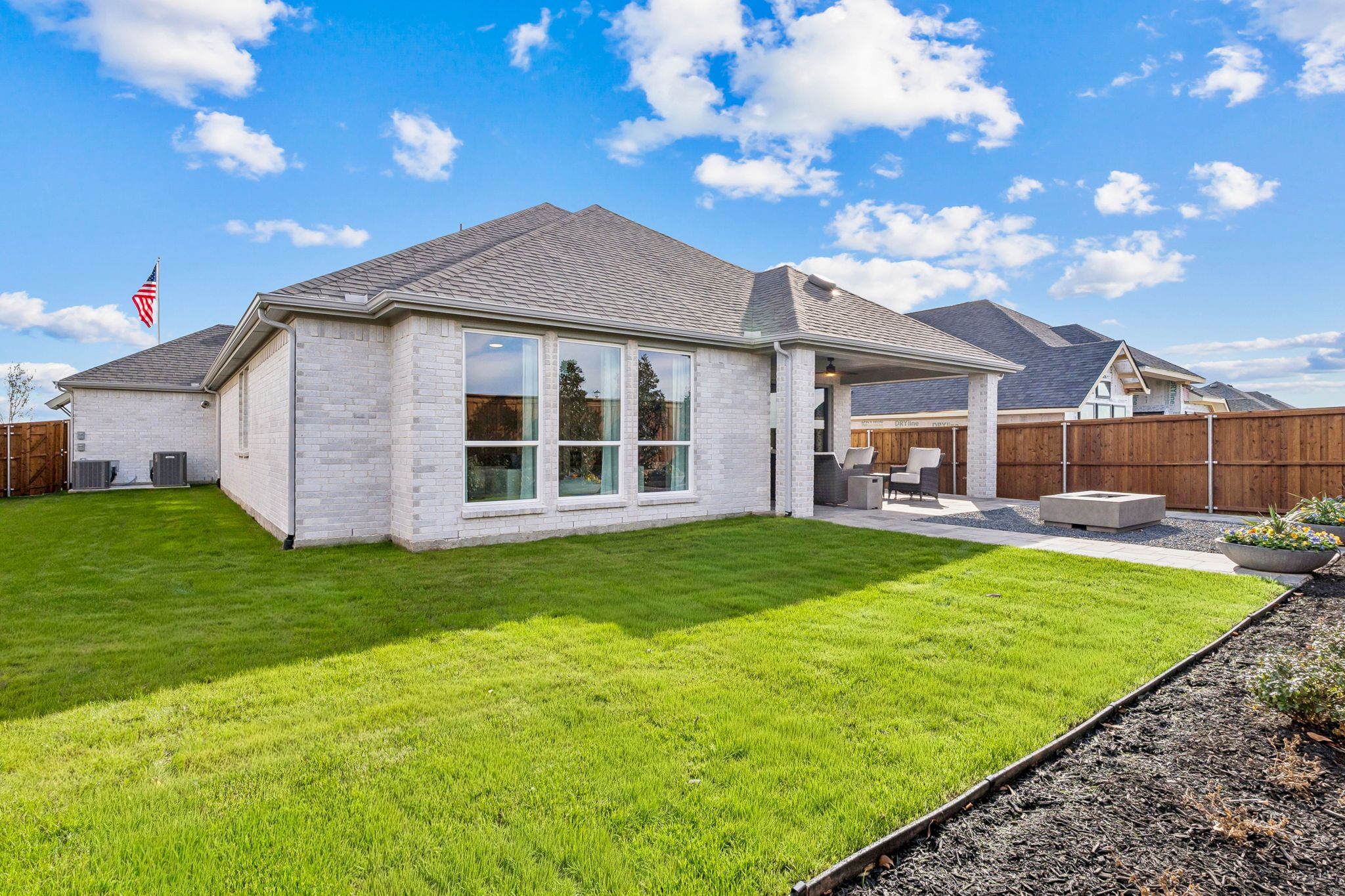 Meraki Model Backyard Lawn | American Legend Homes – Forney, TX