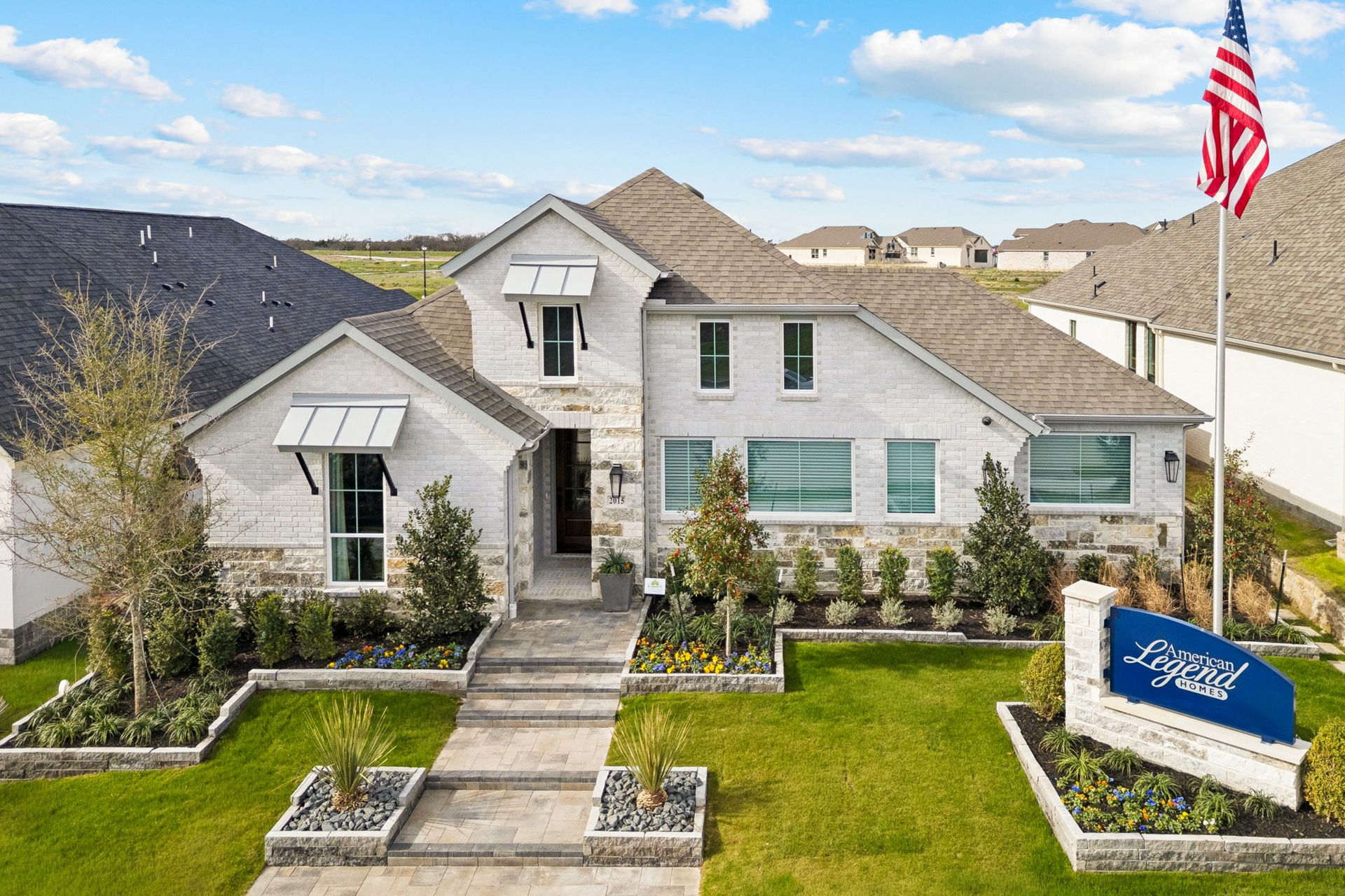 Meraki Model Front Elevation | American Legend Homes – Forney, TX
