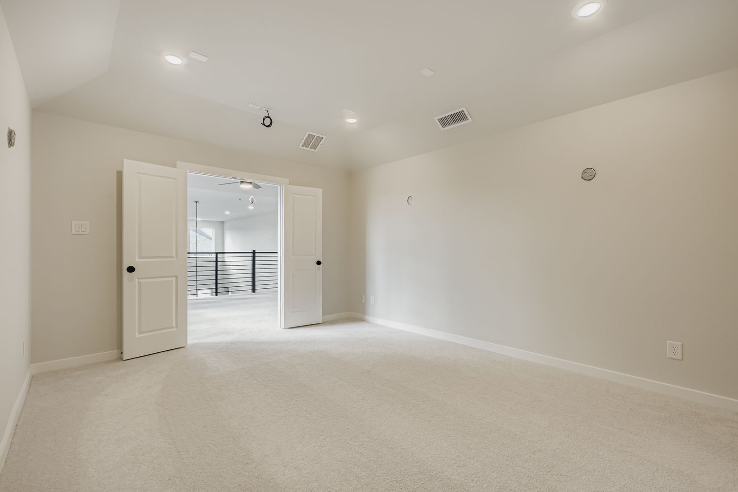Plan 1581 | Spacious Upstairs Media Room| Representative Photo