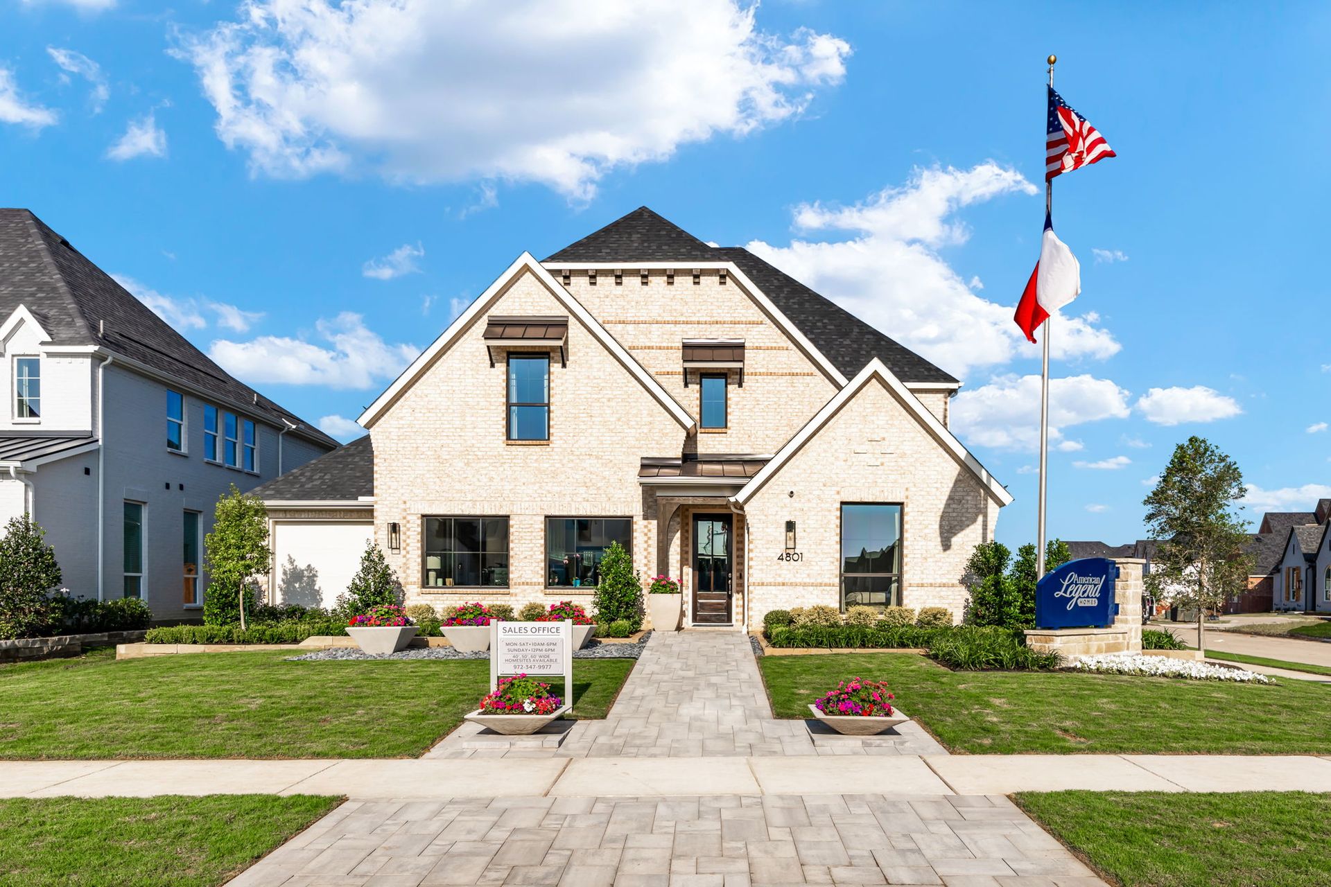 50' Model Home Exterior at Mosaic Community in Celina TX