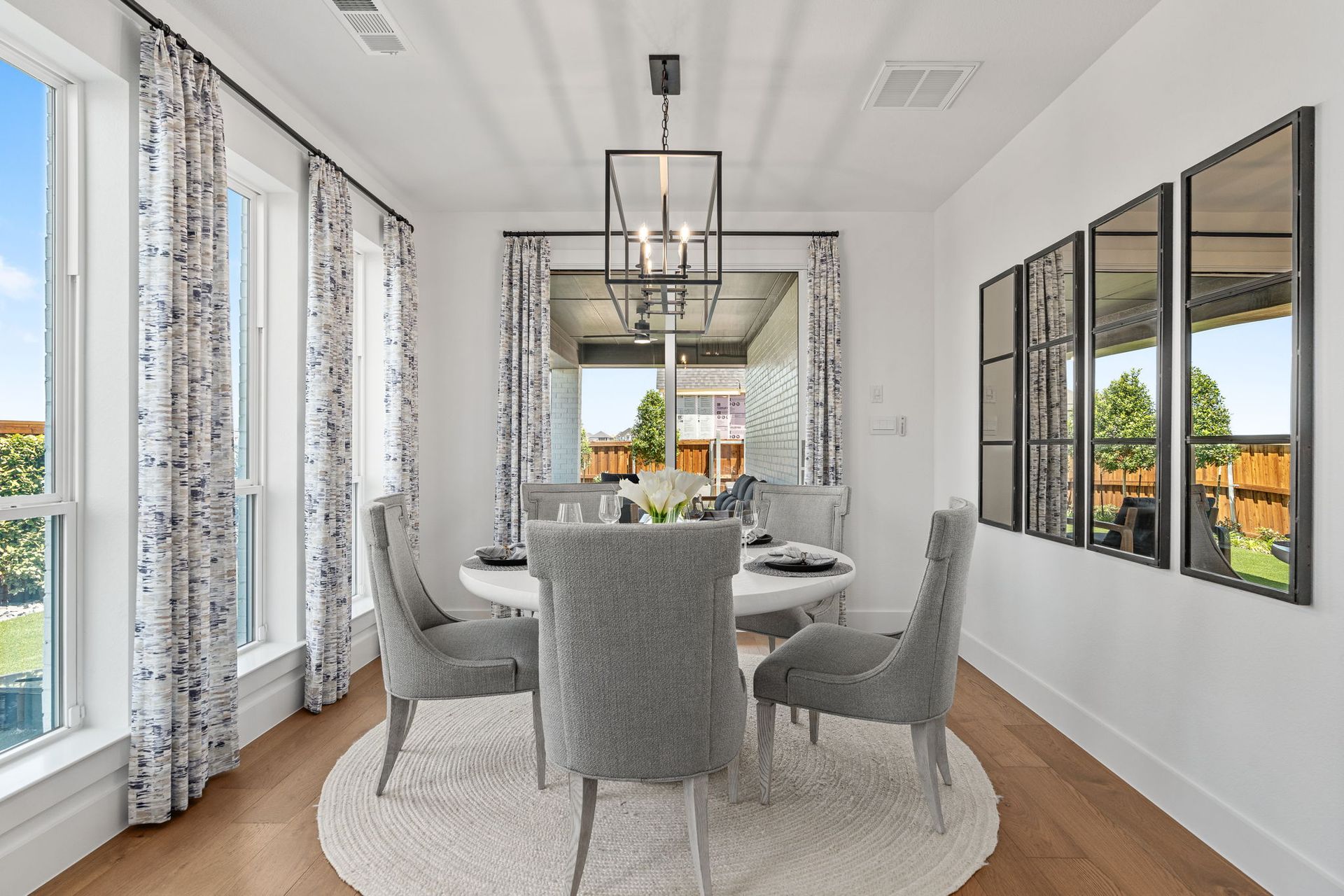 Dining Room with Patio View – Mosaic Celina Model Home