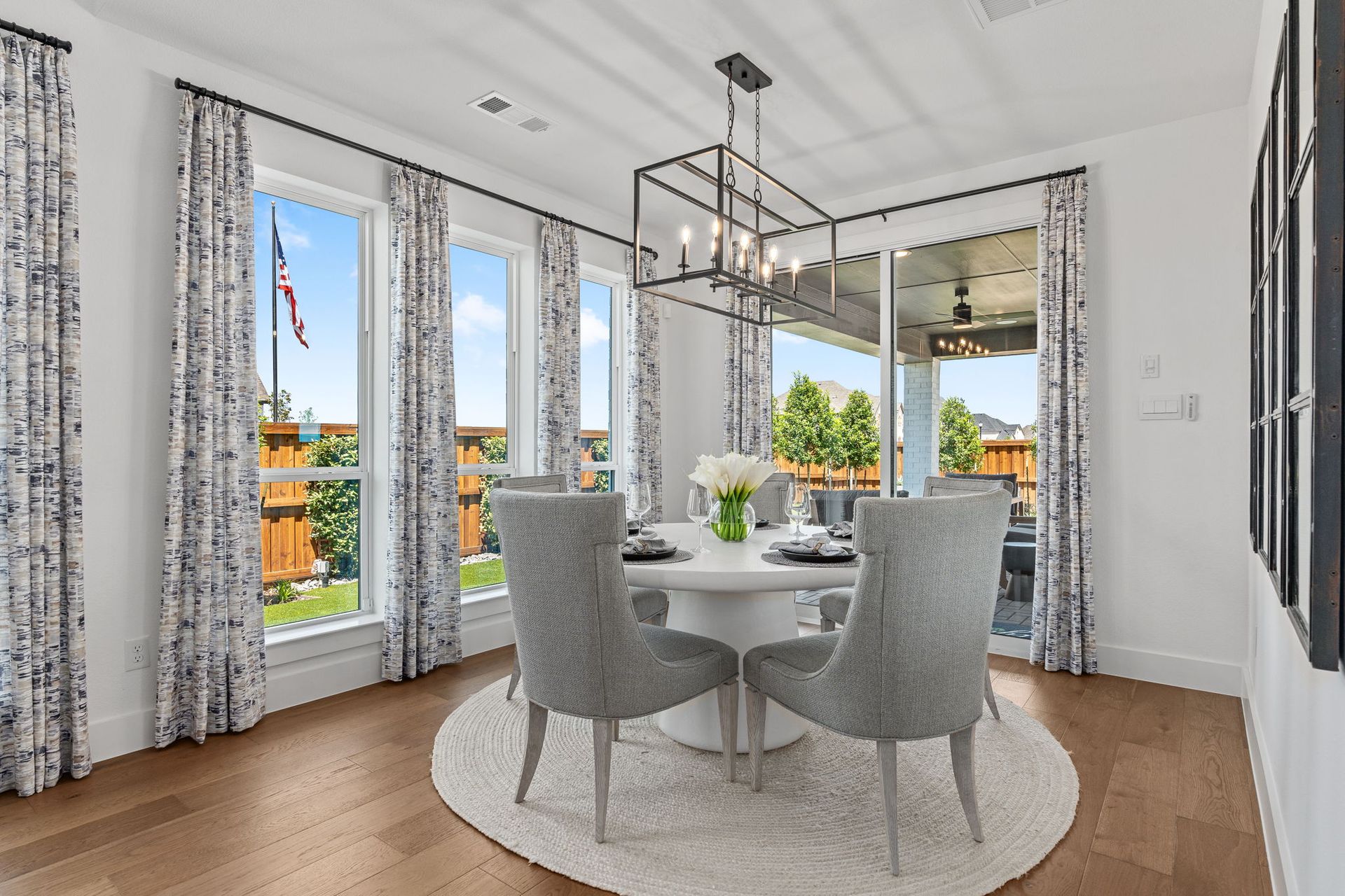 Bright Dining Room in 40’ Model at Mosaic Celina