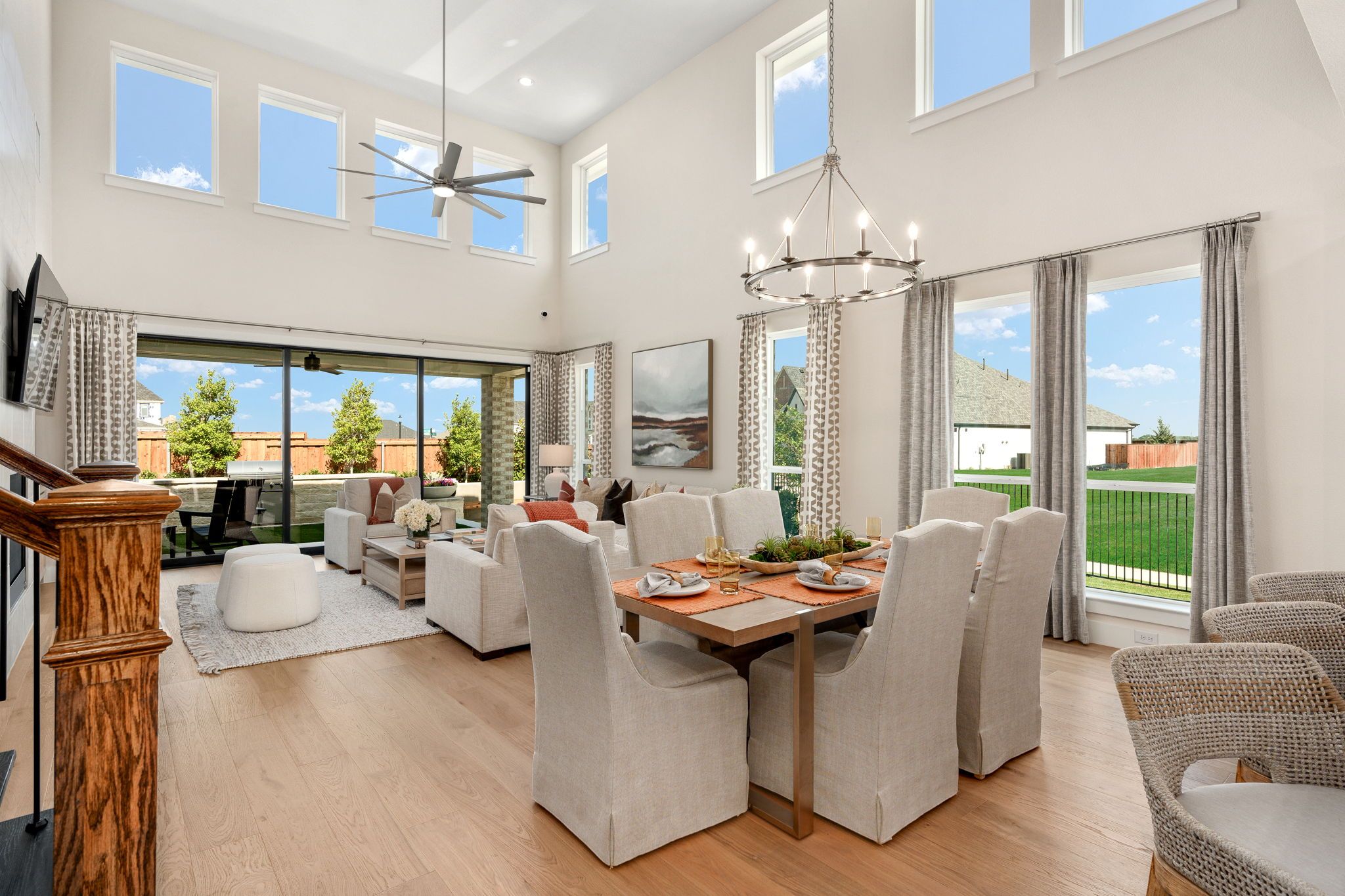 Living and Dining Area – Mosaic Celina 50' Model Home