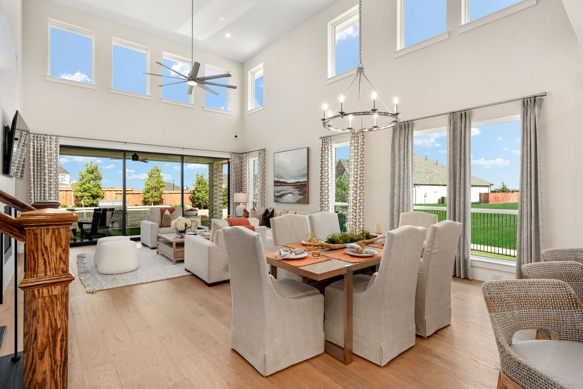 Living and Dining Area – Mosaic Celina 50' Model Home