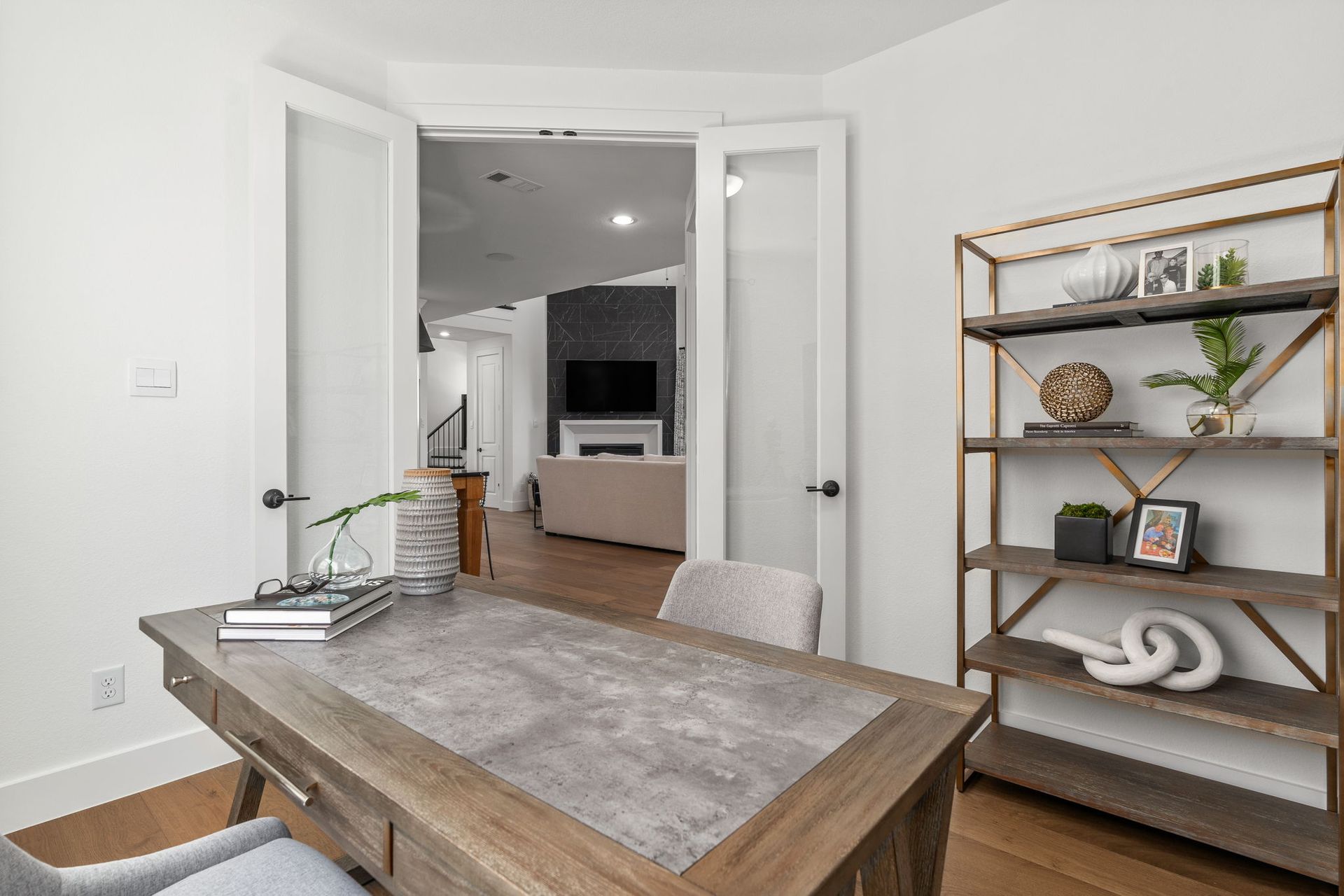 Private Study with French Doors – Mosaic Celina Model