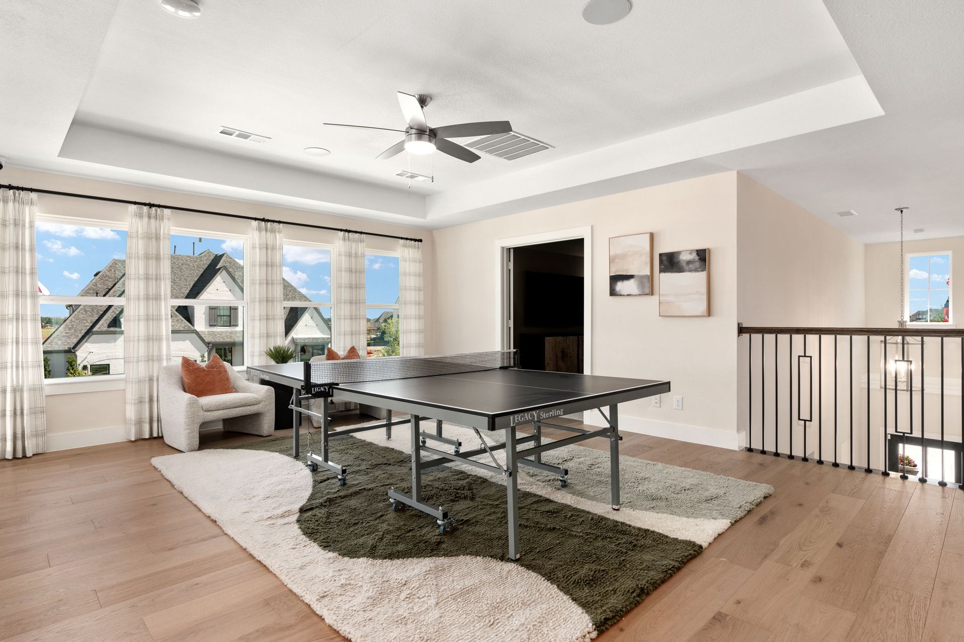 Upstairs Game Room with Ping Pong Table – Mosaic Celina 50' Model