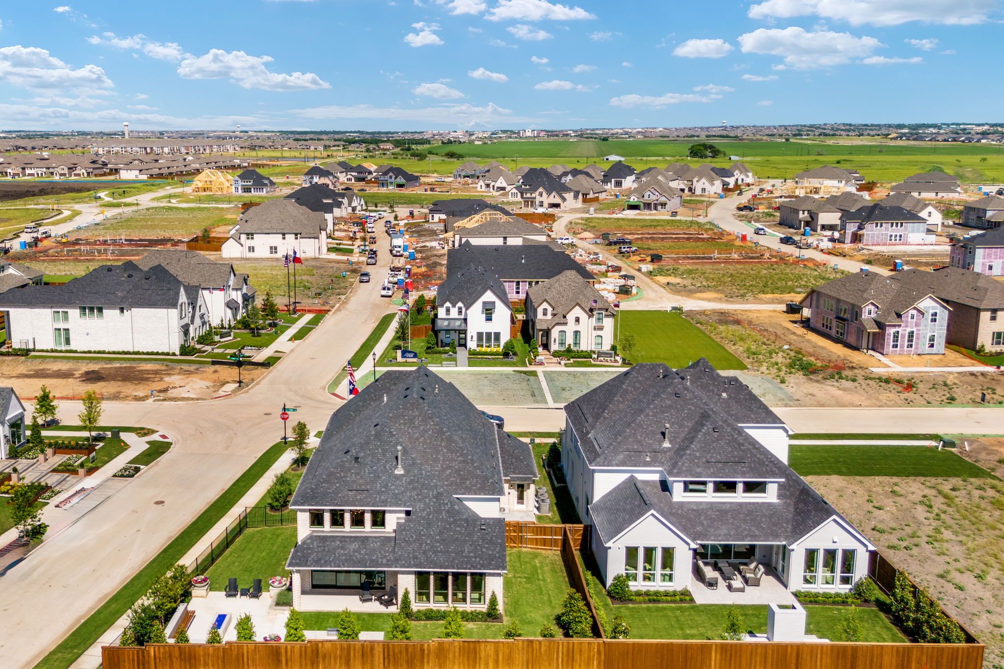Aerial View of Mosaic Community in Celina – Mosaic Celina 50' Model